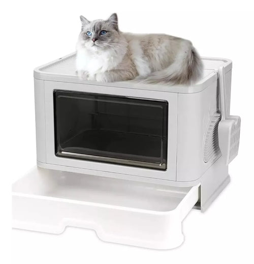 Arenera Para Gato Tapa Pegada Plegable