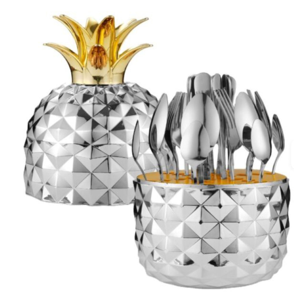 Juego Cubiertos De 24 Piezas Base PIÑA